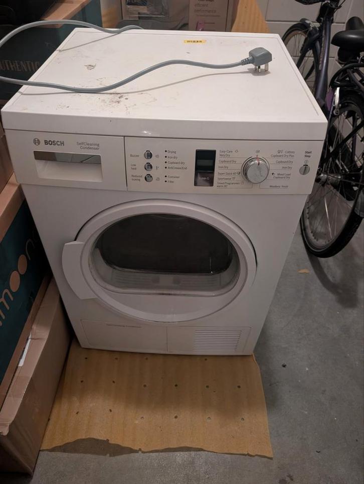 Bosch Wasdroger, Witgoed en Apparatuur, Wasdrogers, Gebruikt, Condens, 6 tot 8 kg, Ophalen