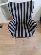 Te koop Nieuw  Fauteuils stoel  zwart grijs, Ophalen of Verzenden, Nieuw, Minder dan 75 cm, 50 tot 75 cm