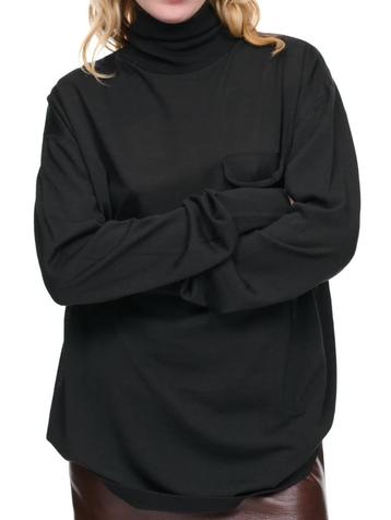 NIEUW Quira Italy prachtige grijze oversized col trui wol M beschikbaar voor biedingen