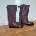 bordeaux rode hoge laarzen, zara, maat 39, Hoge laarzen, Overige kleuren, Zara, Nieuw