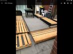 Marokkaanse banken (Sedari) only hout., Huis en Inrichting, Ophalen, Gebruikt, Overige maten, 150 tot 200 cm