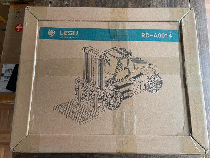Lesu RC 1/14 Linde 160S hydraulische heftruck, Hobby en Vrije tijd, Modelbouw | Auto's en Voertuigen, Nieuw, Overige typen, Groter dan 1:32