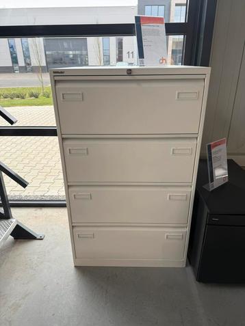 Bisley dossier, archiefkast met 4x lades. wit  beschikbaar voor biedingen