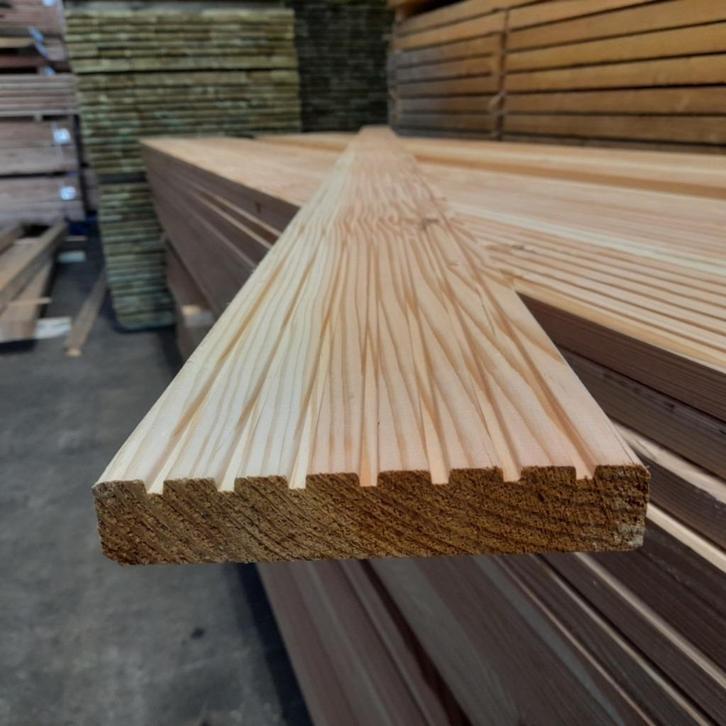 Douglas vlonderplanken, terrasplanken, vlonderdelen 400 cm, Tuin en Terras, Terrasdelen en Vlonders, Nieuw, Hout, Ophalen