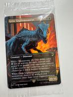 Grim Giganotosaurus (borderless) Lost Caverns Jurassic World, Hobby en Vrije tijd, Verzamelkaartspellen | Magic the Gathering
