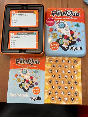 FlitsQuiz - Het supersnelle kennisspel Groep 4 en 5 Squla beschikbaar voor biedingen