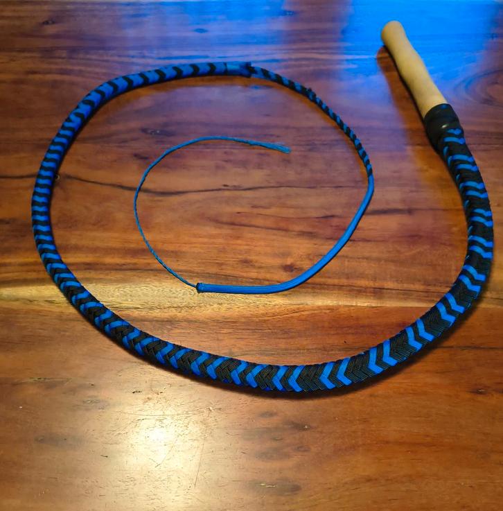 Bullwhip - Handgemaakte Zweep, Hobby en Vrije tijd, Knutselen, Nieuw, Materiaal, Ophalen of Verzenden