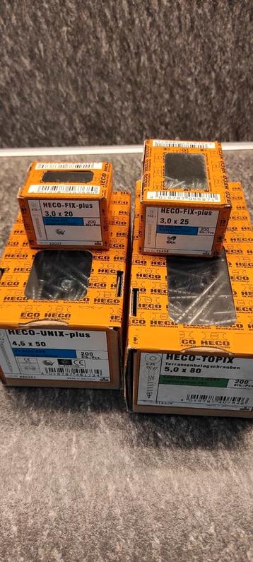te koop HECO schroeven  beschikbaar voor biedingen