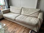 Grote stoffen bank (beige), Huis en Inrichting, Banken | Bankstellen, Ophalen of Verzenden