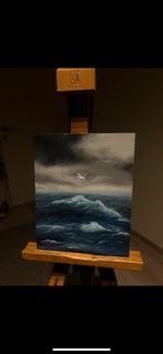 Storm op zee, Antiek en Kunst, Kunst | Schilderijen | Abstract, Ophalen of Verzenden
