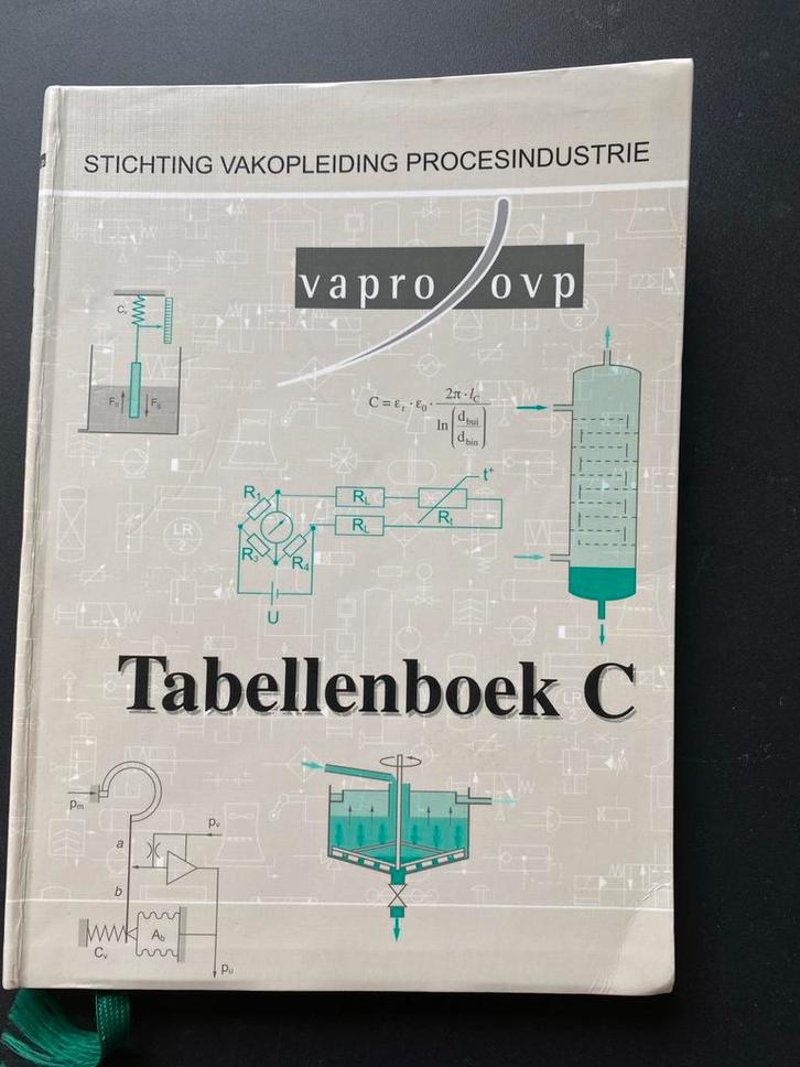 Vapro Tabellenboek C - Procesindustrie, Boeken, Techniek, Gelezen, Overige onderwerpen, Ophalen of Verzenden