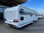 Hobby 720 KWFu Prestige 2022 DOUCHE CABINE + NIEUWE TENT, Bedrijf, 7 tot 8 meter, Standaardzit, Dwars-stapelbed