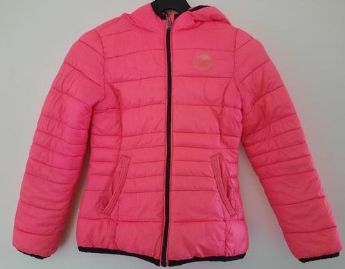 Vingino fluoroze jas maat 10 (140), Kinderen en Baby's, Kinderkleding | Maat 140, Gebruikt, Meisje, Jas, Ophalen of Verzenden