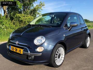 Fiat 500 1.2 Blauw 2008 | Panoramadak | Airco | 16'' velgen beschikbaar voor biedingen