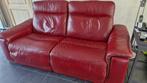 zetel 2,5 zit leder, Huis en Inrichting, Fauteuils, Ophalen
