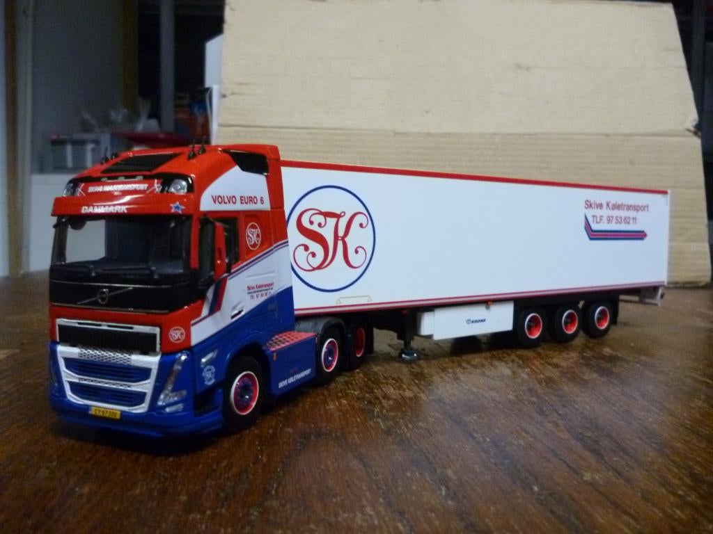 WSI Volvo FH5 Skive met certificaat, Hobby en Vrije tijd, Modelauto's | 1:50, Nieuw, Bus of Vrachtwagen, Wsi, Ophalen of Verzenden