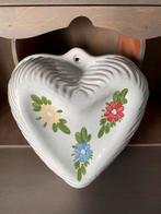 Vintage Keramiek Puddingvorm Hart Decoratie, Ophalen of Verzenden