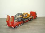 Volvo NH12 Truck & Nooteboom Trailer with Volvo Crane - Lion, Hobby en Vrije tijd, Modelauto's | 1:50, Verzenden, Zo goed als nieuw