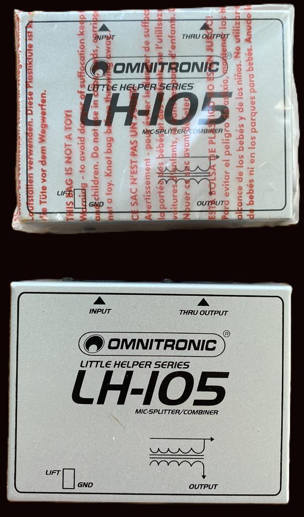 OMNITRONIC LH-105 MIC Splitter/Combiner, Audio, Tv en Foto, Converters, Nieuw, Ophalen of Verzenden