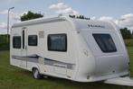 Hobby 495 UL Lengtebedden, Dakluifel, Mover, Caravans en Kamperen, Caravans, 2 aparte bedden, Schokbreker, Rondzit, Hobby