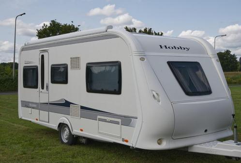 Hobby 495 UL Lengtebedden, Dakluifel, Mover, Caravans en Kamperen, Caravans, Particulier, tot en met 4, 1250 - 1500 kg, Rondzit