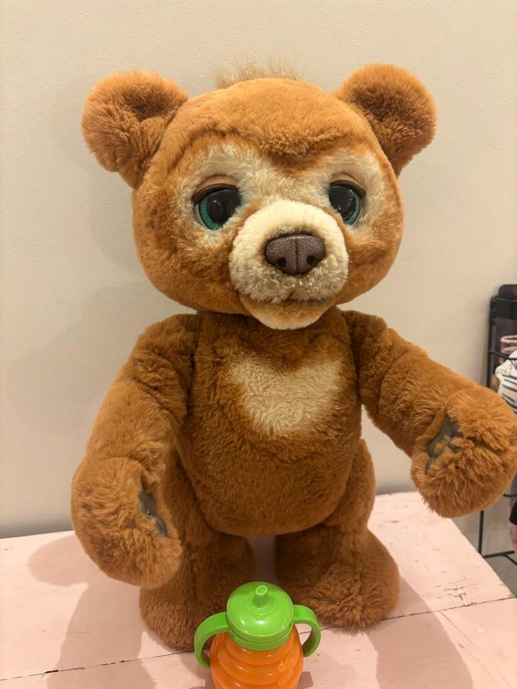 FurReal Cubby de Beer - Nieuwstaat!, Kinderen en Baby's, Speelgoed | Knuffels en Pluche, Zo goed als nieuw, Beer, Ophalen of Verzenden