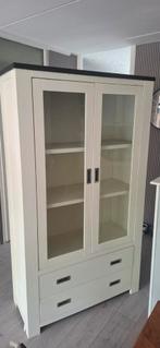 Landelijke vitrinekast / buffetkast, Ophalen, Gebruikt, 100 tot 150 cm, 200 cm of meer