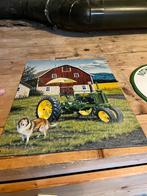 John deere bord, Verzamelen, Ophalen of Verzenden, Zo goed als nieuw, Reclamebord