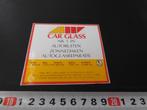 sticker CARGLASS  AA625, Verzamelen, Stickers, Ophalen, Zo goed als nieuw