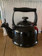 Le Creuset Fluitketel 2,1L - Zwart, Ophalen of Verzenden, Gebruikt