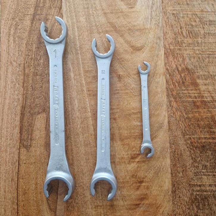 Hazet dubbele open ringsleutels diverse maten, Auto diversen, Autogereedschap, Zo goed als nieuw, Ophalen of Verzenden