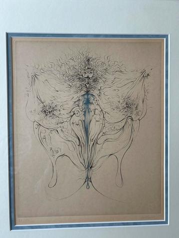 Ets van Hans Bellmer 89/150, erotische kunst, gesigneerd beschikbaar voor biedingen