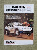 1993 RAC Rally spectator guide	WRC, Ford, Ophalen of Verzenden, Zo goed als nieuw, Rally