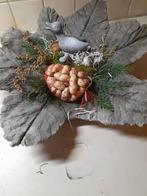 Vogelvoederbak met eend of vogels van beton., Ophalen of Verzenden, Gebruikt