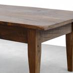 Klassieke massiefhouten salontafel – karakter en ambacht, Ophalen, 100 tot 150 cm, -, -
