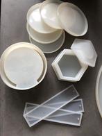 Mallen voor epoxy. Boekenleggers, onderzetters etc, Verzenden, Gebruikt