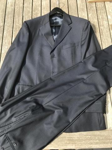 Donkerblauw pak/kostuum/suit van Gritti by Erm. Zegna, mt.54 beschikbaar voor biedingen