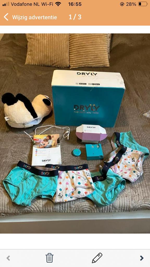 Dryly Plaswekker Set Compleet - Maat 122/128, Kinderen en Baby's, Babykleding | Overige, Zo goed als nieuw, Jongetje of Meisje