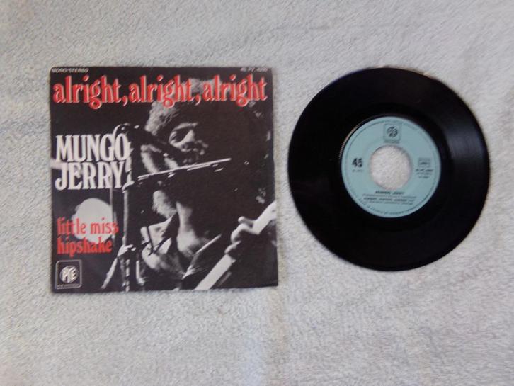 Mungo Jerry - alright , alright , alright, Cd's en Dvd's, Vinyl Singles, Single, 7 inch, Verzenden