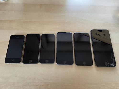 Partij iPhones (6 stuks), Telecommunicatie, Mobiele telefoons | Apple iPhone, Gebruikt, 64 GB, Zonder abonnement, Zonder simlock