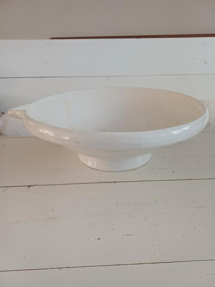 Grote gebruikte afroom schaal, Antiek en Kunst, Curiosa en Brocante, Ophalen of Verzenden