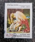Frankrijk 1998 Schilderij Eugène Delacroix gestempeld, Postzegels en Munten, Postzegels | Europa | Frankrijk, Ophalen of Verzenden