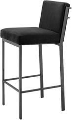 EICHHOLTZ Barstoel ‘Scott’ | set van 2, Ophalen, Gebruikt, 60 tot 90 cm, Metaal