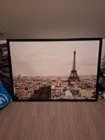 Eiffeltoren Parijs canvas poster in Lijst Ikea beschikbaar voor biedingen
