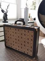 Vintage Ferrari lederen koffer Cavallino Print, Ophalen of Verzenden, Gebruikt, Leer, Minder dan 50 cm