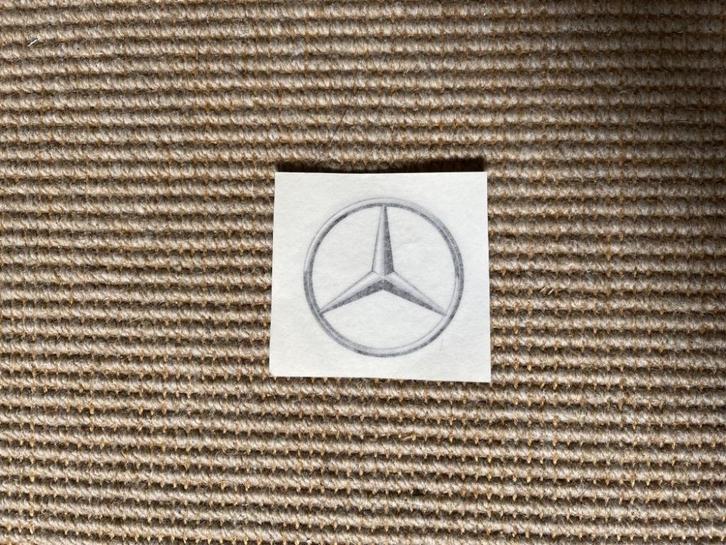 Mercedes-Benz ster stickers 10 stuks - klein, Verzamelen, Automerken, Motoren en Formule 1, Gebruikt, Auto's, Ophalen of Verzenden