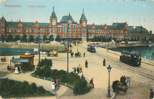 (304-229-043) Amsterdam Centraal Station, Verzamelen, Ansichtkaarten | Nederland, Noord-Holland, Verzenden