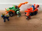 Paw Patrol Speelgoed Set dino rocky en zuma, Kinderen en Baby's, Speelgoed | Actiefiguren, Ophalen, Zo goed als nieuw
