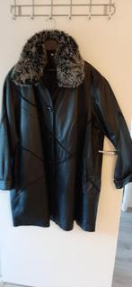 leren dames jas, Ophalen of Verzenden, Zo goed als nieuw, Maat 46/48 (XL) of groter, Zwart