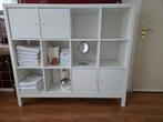 Ikea Kallax kast met deurtjes en onderstel, Ophalen, Gebruikt, Modern